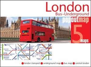 LONDON BUS UNDERGROUND POPOUT MAP | 9781917131148