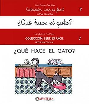 LEER ES FÁCIL 7-QUÉ HACE EL GATO | 9788418427558