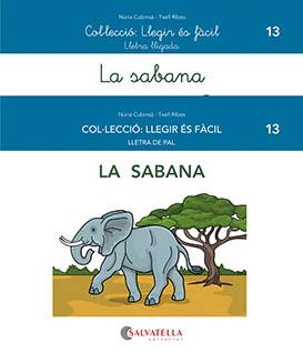 LLEGIR ÉS FÀCIL 13-LA SABANA | 9788419565044