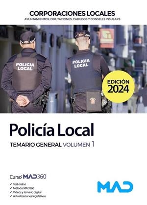 POLICÍA LOCAL. TEMARIO GENERAL VOLUMEN 1 | 9788414279076 | TORRES FONSECA, TERESA