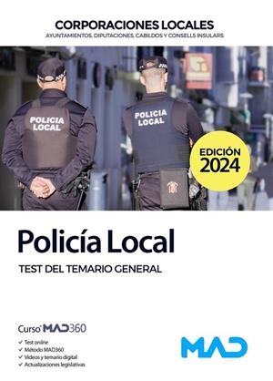 POLICÍA LOCAL. TEST DEL TEMARIO GENERAL | 9788414279113 | APARICIO APARICIO, ANA Mª/CANO GARCIA, FRANCISCO JAVIER/ACUÑA NECHES, MIGUEL/NAVAS MORUNO, JUAN ANTO