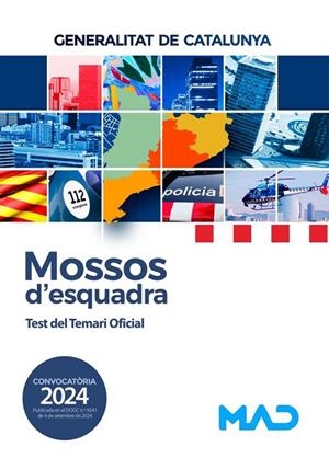 MOSSOS DESQUADRA TEST TEMARI OFICIAL GENERALITAT CATALUÑA | 9788414287446