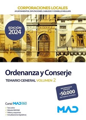 ORDENANZA Y CONSERJE DE AYUNTAMIENTOS, DIPUTACIONES Y OTRAS CORPORACIONES LOCALE | 9788414279151 | SILVA GARCIA, LUIS/VEGA ALVAREZ, JOSE ANTONIO/SOUTO FERNÁNDEZ, RAFAEL SANTIAGO