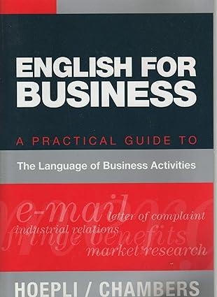 ENGLISH FOR BUSINESS | 9788820332006 | VVAA