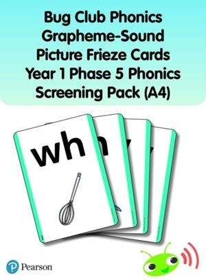 BUG CLUB PHONICS GRAPHEME-SOUND PICTURE FRIEZE CARDS YEAR 1 PHASE 5 PHONICS SCREENING PACK (A4) | 9781292439754