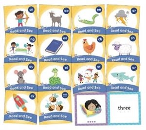 JOLLY PHONICS READ AND SEE, PACK 2 (14 TITLES) | 9781844142453