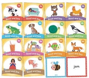 JOLLY PHONICS READ AND SEE, PACK 1 (14 TITLES) | 9781844142446