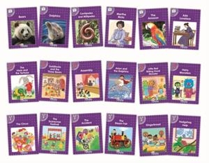 JOLLY PHONICS READERS, COMPLETE SET, PURPLE LEVEL (PACK OF 18) | 9781835822807