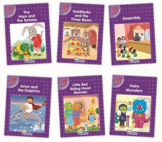 JOLLY PHONICS READERS, GENERAL FICTION, PURPLE LEVEL (PACK OF 6) | 9781835822784