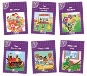 JOLLY PHONICS READERS, INKY & FRIENDS, PURPLE LEVEL (PACK OF 6) | 9781835822777