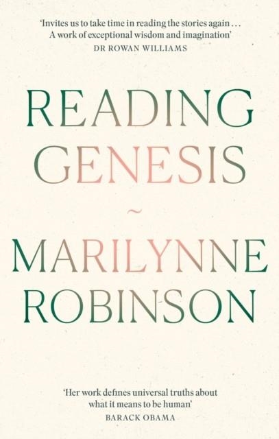 READING GENESIS | 9780349018751 | MARILYNNE ROBINSON