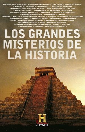 GRANDES MISTERIOS DE LA HISTORIA, LOS | 9788401379802 | Canal Historia