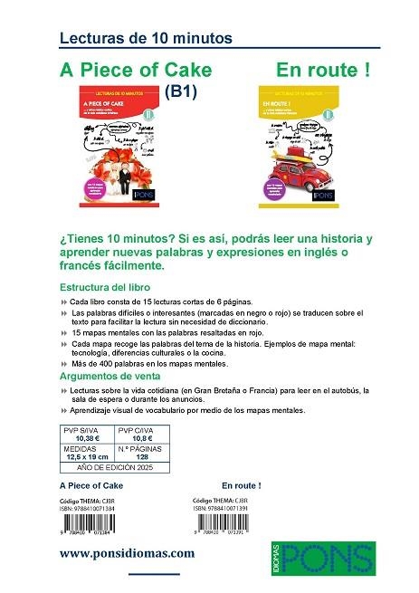 LECTURAS DE 10 MINUTOS. EN ROUTE! | 9788410071391 | IDIOMAS, PONS