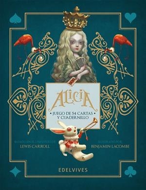 Alicia. Juego de cartas + libro (caja que contiene librito en rústica + baraja de 54 cartas) | 9788414036815