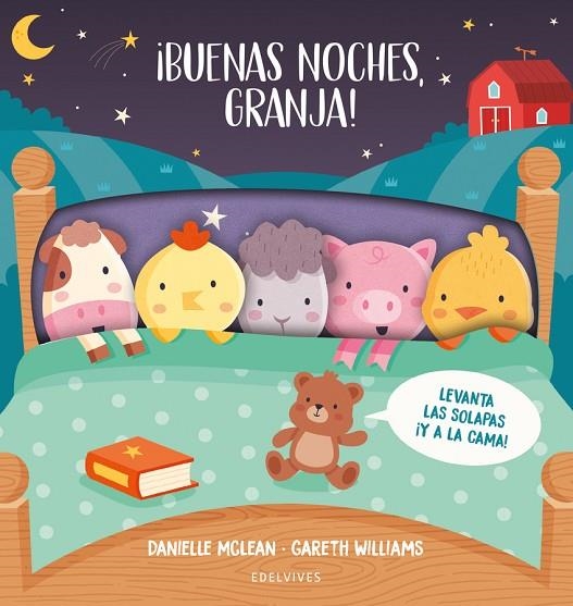 ¡Buenas noches, granja! - con solapas - a partir de 2 años | 9788414036839