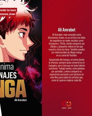DIBUJA Y ANIMA TUS PERSONAJES MANGA. LA GUÍA COMPLETA PARA APRENDER LAS BASES DEL DISEÑO MANGA CON @ZESENSEI_DRAWS | 9788441548855 | ALI AMRABET