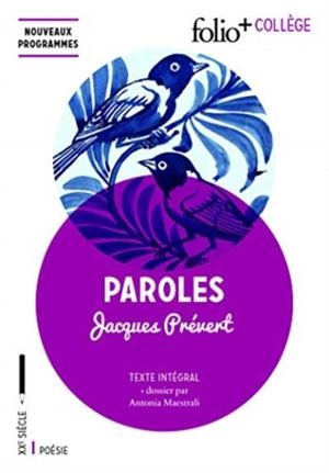 PAROLES | 9782070794010 | JACQUES PRÉVERT