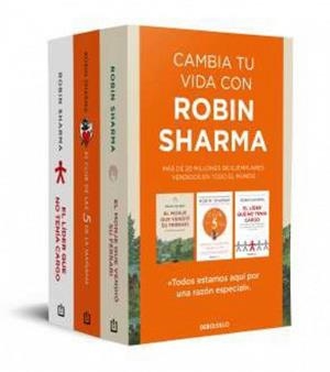 PACK ROBIN SHARMA (CONTIENE: EL MONJE QUE VENDIÓ SU FERRARI|EL LÍDER QUE NO TENÍA CARGO|EL CLUB DE LAS 5 DE LA MAÑANA) | 9788466373777 | ROBIN SHARMA