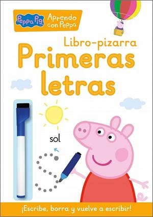 PEPPA PIG. PRIMEROS APRENDIZAJES - APRENDO CON PEPPA PIG. PRIMERAS LETRAS (LIBRO-PIZARRA) | 9788448859077 | HASBRO EONE