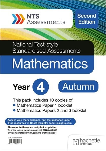 NTS MATHEMATICS (SECOND EDITION) YEAR 4, AUTUMN PK10 (NATIONAL TEST-STYLE STANDARDISED ASSESSMENTS) | 9781036012625