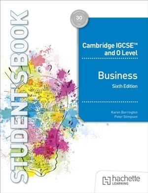 CAMBRIDGE IGCSE AND O LEVEL BUSINESS SIXTH EDITION | 9781036010645