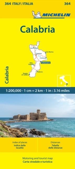 CALABRIA - MICHELIN LOCAL MAP 364 | 9782067268098 | MICHELIN