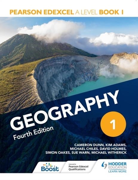 PEARSON EDEXCEL A LEVEL GEOGRAPHY BOOK 1 FOURTH EDITION DIGITAL | 9781398312302