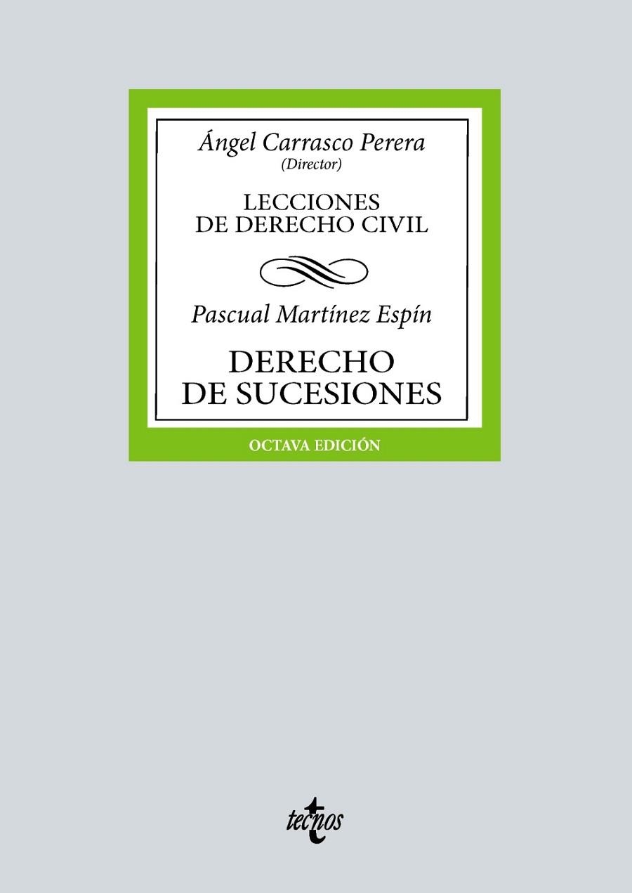 DERECHO DE SUCESIONES | 9788430990733 | MARTÍNEZ ESPÍN, PASCUAL