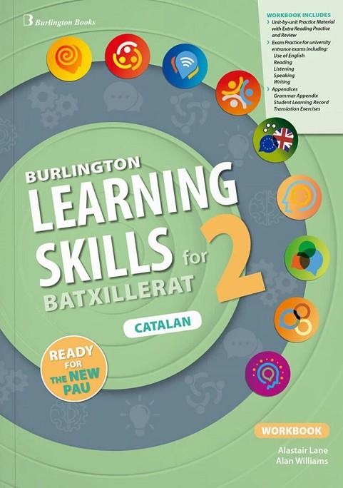 BURLINGTON LEARNING SKILLS FOR BACHILLERATO 2 WORKBOOK CATALAN | 9789925363704