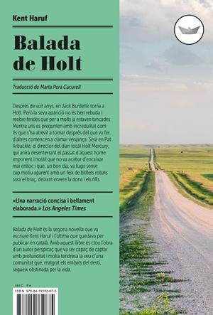 BALADA DE HOLT - CAT | 9788419332875 | KENT HARUF