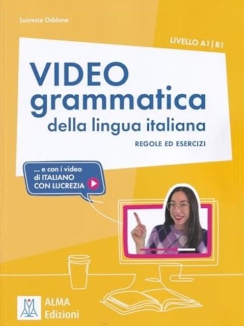 VIDEOGRAMMATICA LINGUA ITALIA A1/B1+DVD@ | 9788861828179
