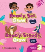 READY, SET, GROW! LEVEL 3 POSTERS AMERICAN ENGLISH | 9781009799423