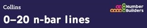 NUMBER BUILDERS — 0–20 N-BAR LINES (PACK OF 10) DIGITAL | 9780008522544
