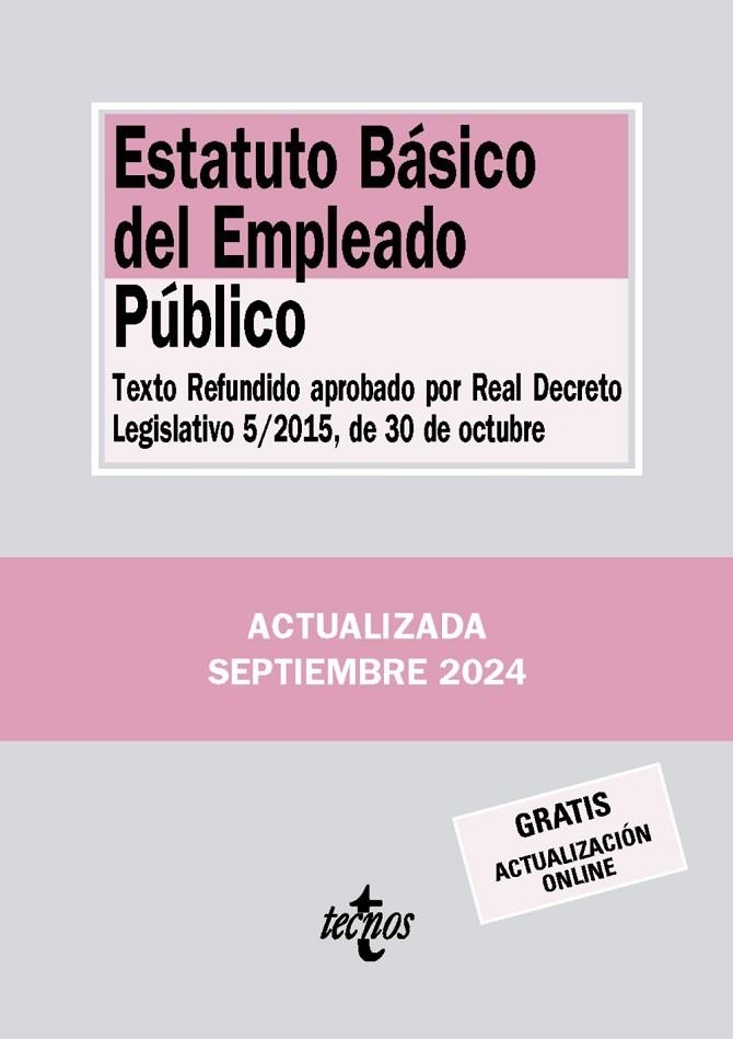 ESTATUTO BÁSICO DEL EMPLEADO PÚBLICO | 9788430991013 | EDITORIAL TECNOS