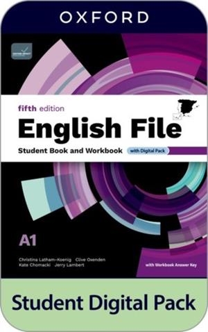 ENGLISH FILE 5E A1 SB+WB WITH KEY | 9780194148122