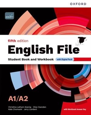 ENGLISH FILE 5E A1/A2 SB+WB WITH KEY | 9780194148030