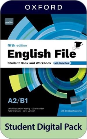 ENGLISH FILE 5E A2/B1 SB+WB WITH KEY | 9780194145510