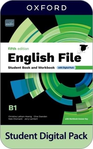 ENGLISH FILE 5E B1 SB+WB WITH KEY | 9780194144025