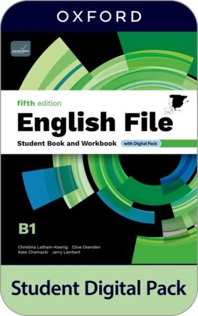 ENGLISH FILE 5E B1 SB+WB WITHOUT KEY | 9780194143974