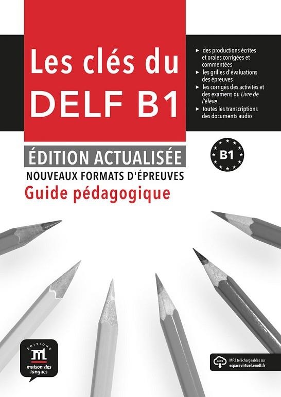 LES CLES DU DELF B1 ED ACTUALISEE GUIDE PEDAGOGIQUE | 9788411571692