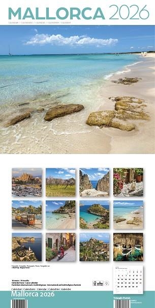 CALENDARI PARET 2026 MALLORCA TRIANGLE POSTALS (30X30) PLATJA | 8424455260161 | TRIANGLE POSTALS