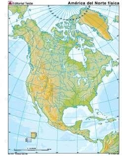 AMERICA DEL NORTE FISICO (COLOR)-MM. | 9788430771851