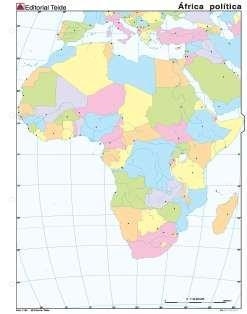 AFRICA POLITICO (COLOR)-MM. | 9788430771837