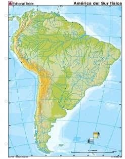 AMERICA DEL SUR FISICO (COLOR)-MM. | 9788430771899