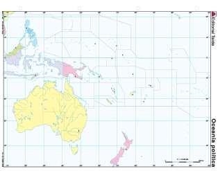 OCEANIA POLITICO (COLOR)-MM. | 9788430771950