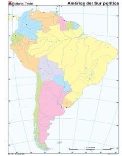 AMERICA DEL SUR POLITICO (COLOR)-MM. | 9788430771912