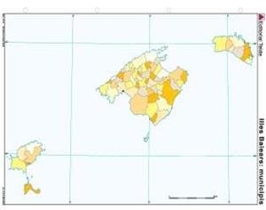 ILLES BALEARS POLITIC (COLOR)-MM. | 9788430772186