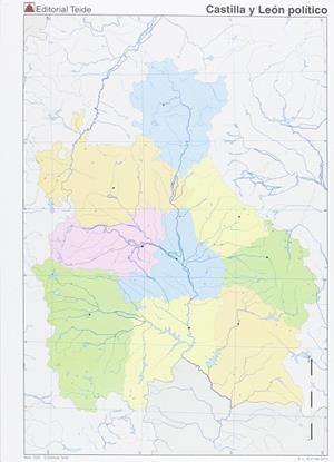CASTILLA LEON POLITICO (COLOR)-MM. | 9788430772292