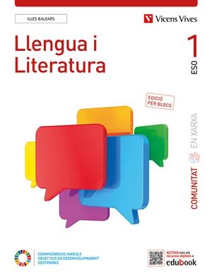 LLENGUA CATALANA I LITERATURA 1 ILLES BALEARS. (COMUNITAT EN XARXA). EDICIÓ PER BLOCS | 9788468286495