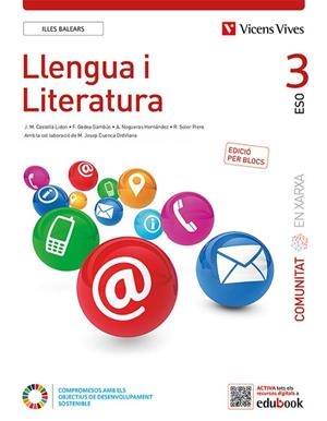 LLENGUA I LITERATURA 3 ILLES BALEARS (COMUNITAT EN XARXA). EDICIÓ PER BLOCS | 9788468286501